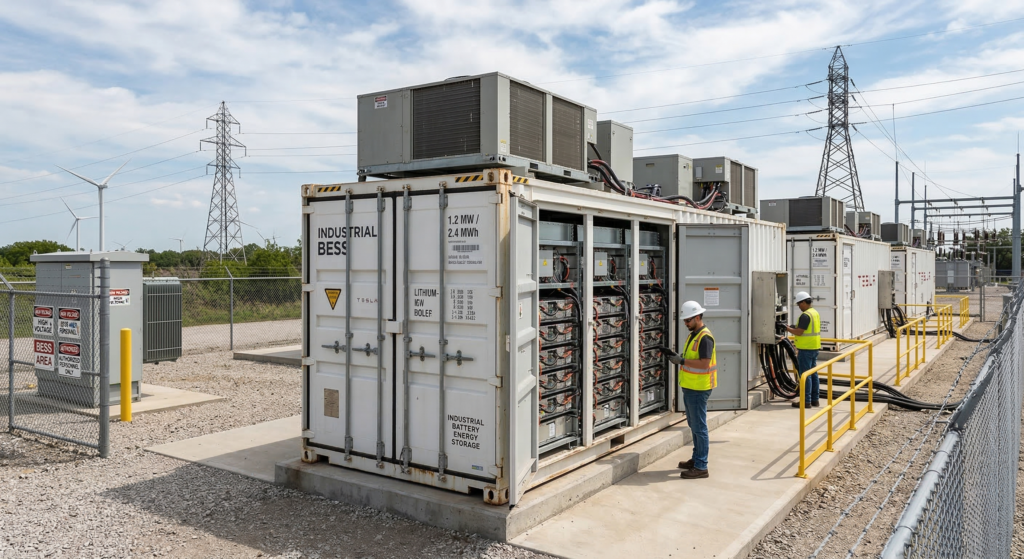 LFP, NMC ou NaS : choisir la chimie de batterie pour un BESS industriel