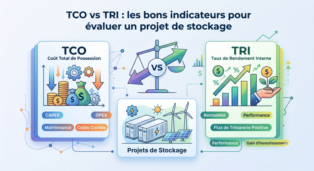 TCO vs TRI : les bons indicateurs pour évaluer un projet de stockage
